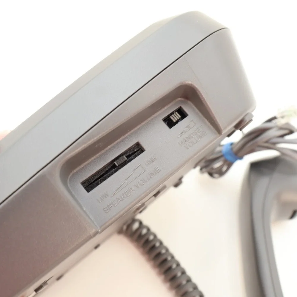 Sony IT-B9 Corded Landline Telephone with Speakerphone Gray Retro Desktop Phone
